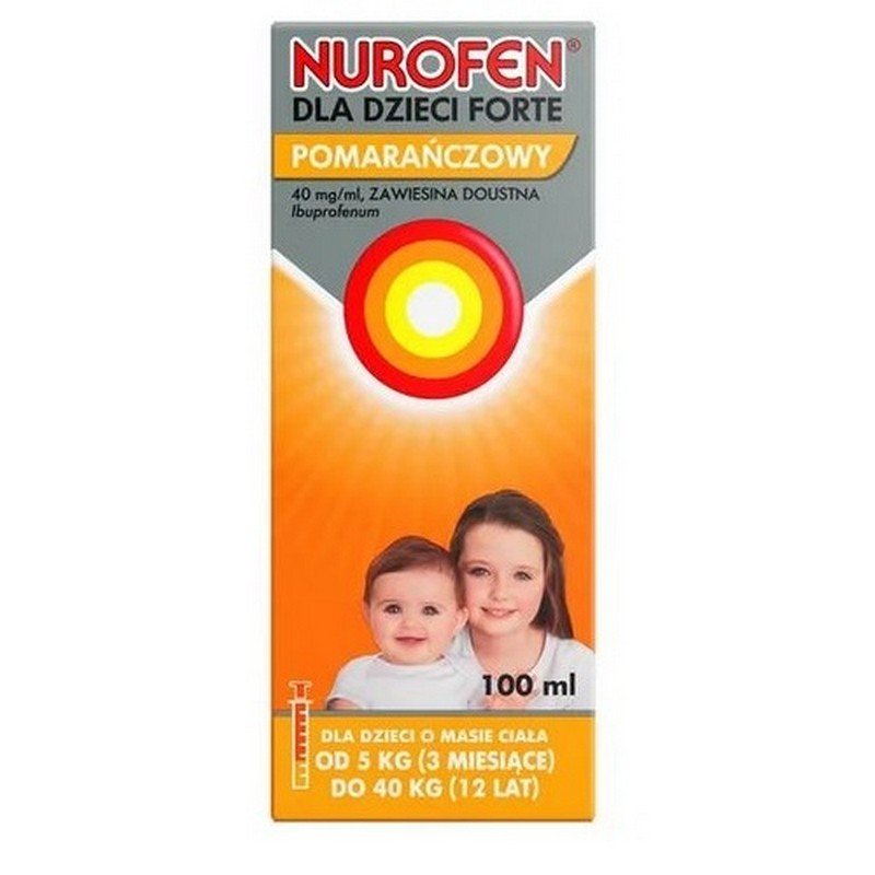 Nurofen for Children Forte 40 mg/ml Orange Oral Suspension 100 ml