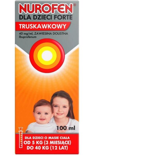 Nurofen for Children Strawberry Forte 40 mg/ml oral suspension 100 ml