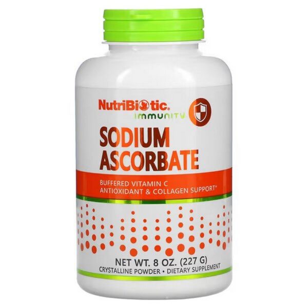 NutriBiotic Immunity Sodium Ascorbate Crystalline Powder 227 g (8 oz)