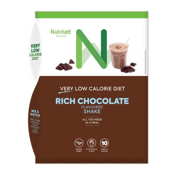 Nutrilett Shake Rich Chocolate, 10 × 35 g