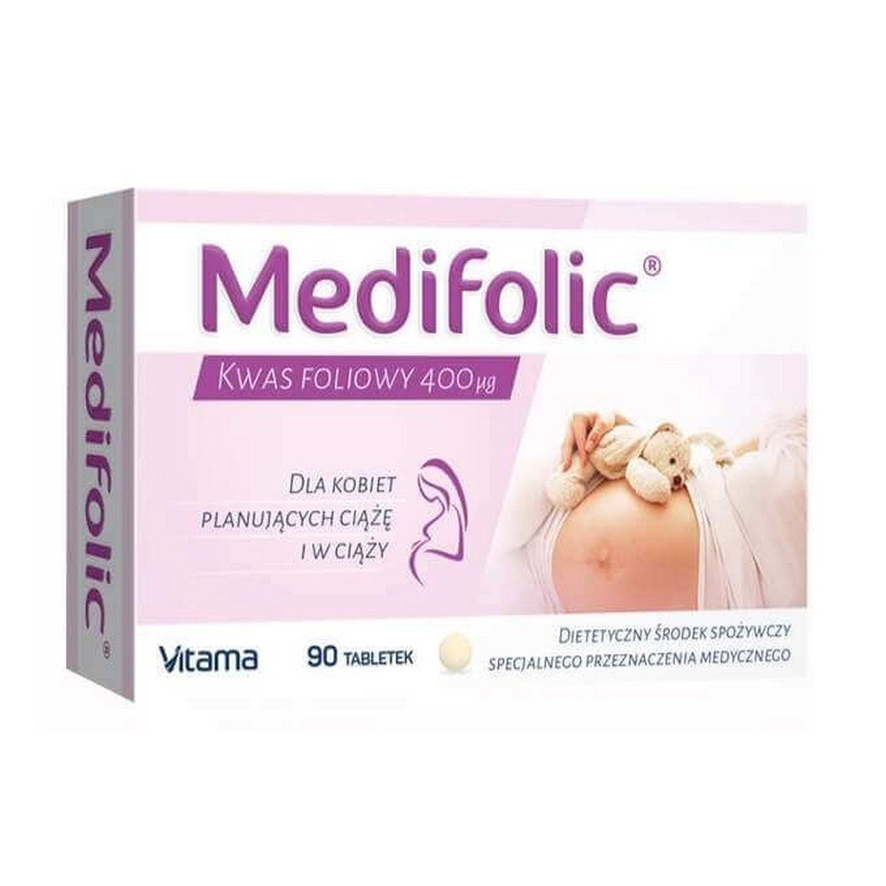 nutropharma medifolic 90tabl. Medifolic Folic Acid 400 µg tablets 90 pcs
