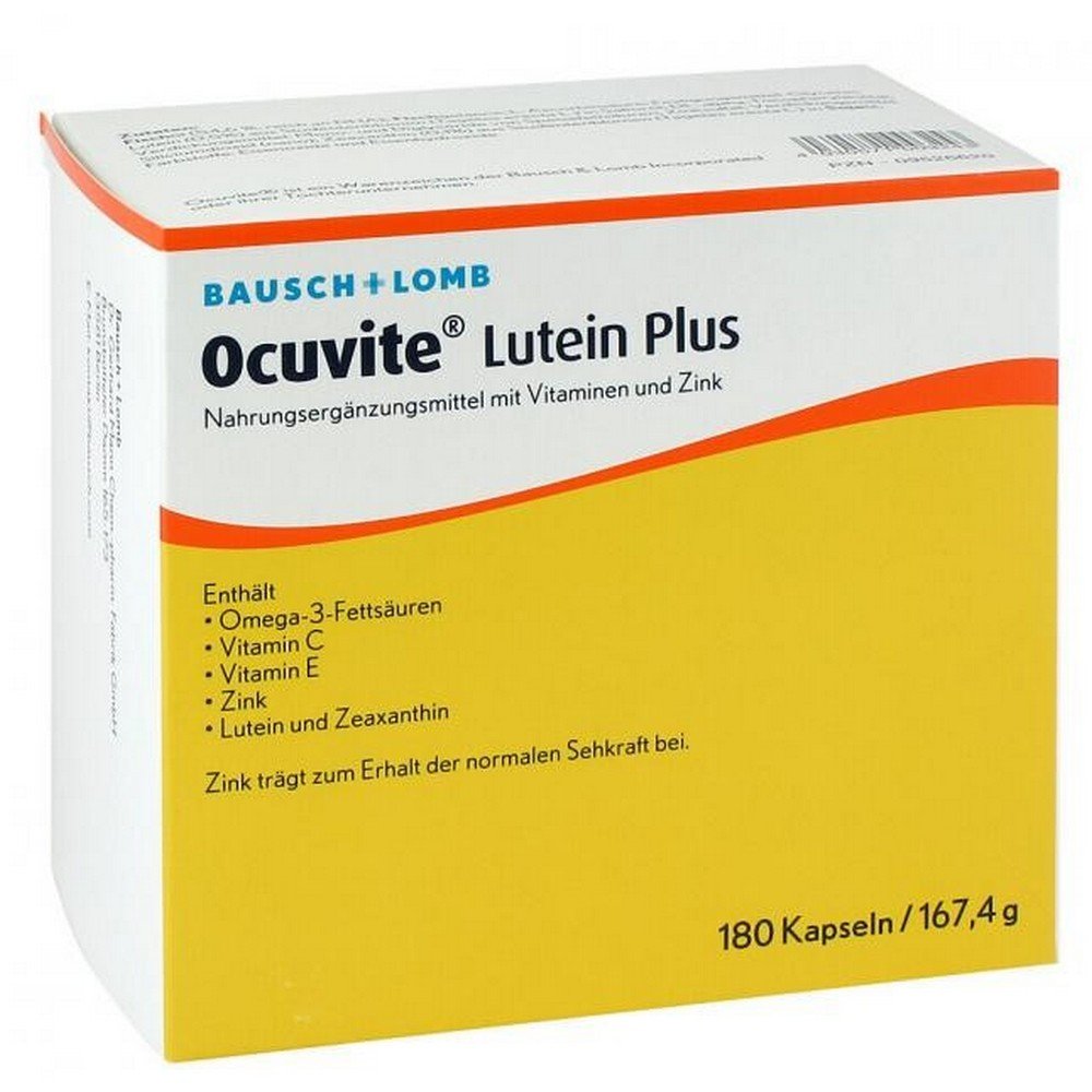 Ocuvite Lutein Plus Capsules 180 pcs