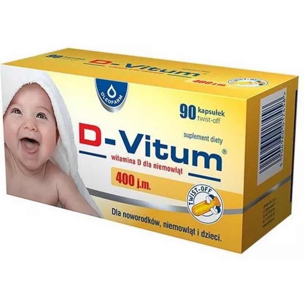 Oleofarm D-Vitum D for Infants 400 IU 90 capsules