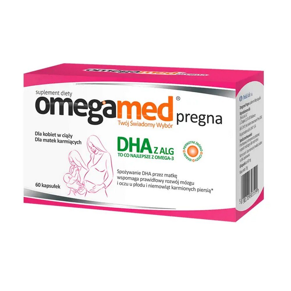 Omegamed Pregna DHA with ALG Capsules 60 Pieces