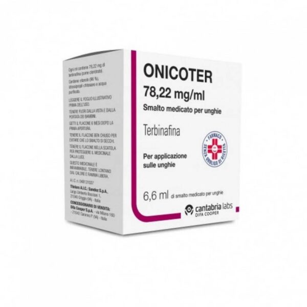 Onicoter 78.22 mg/ml Medicated Nail Polish, 6.6 ml