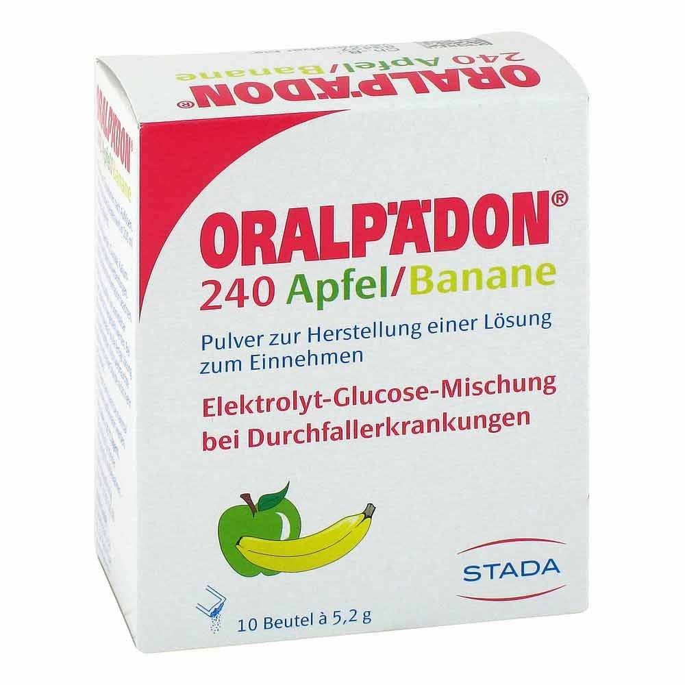 Oralpadon 240 Apple Banana Powder Sachets 10 Pieces