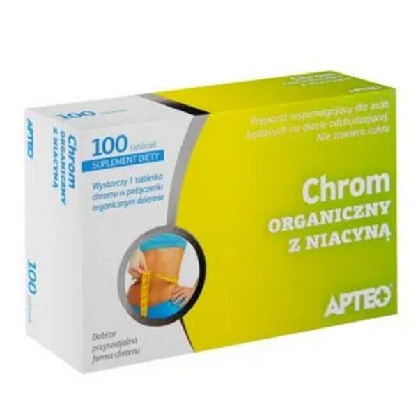 Organic Chromium with Niacin 100 Tablets