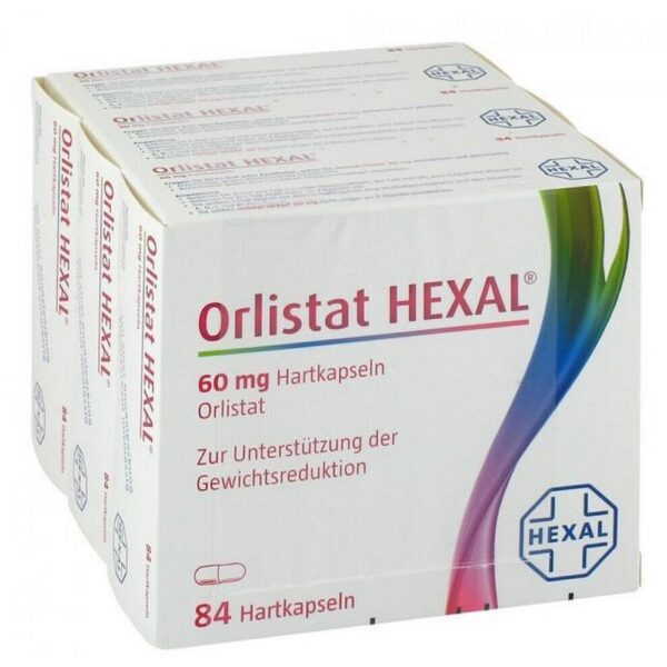 Orlistat Hexal 60 mg Hard Capsules 3 × 84 pcs