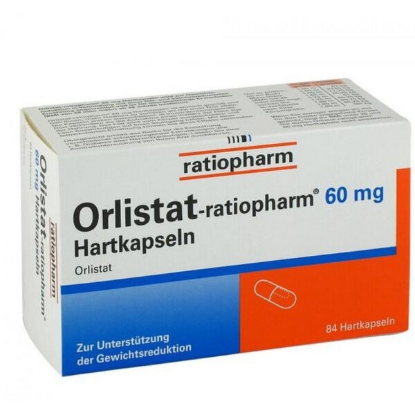 Orlistat Ratiopharm 60 mg Hard Capsules 84 pcs