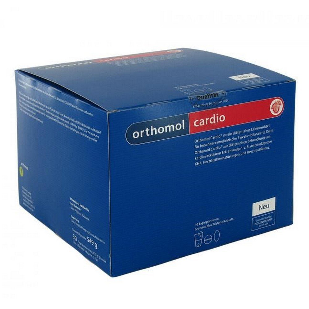 Orthomol Cardio Granules / Capsules / Tablets Combo Pack 30 pcs