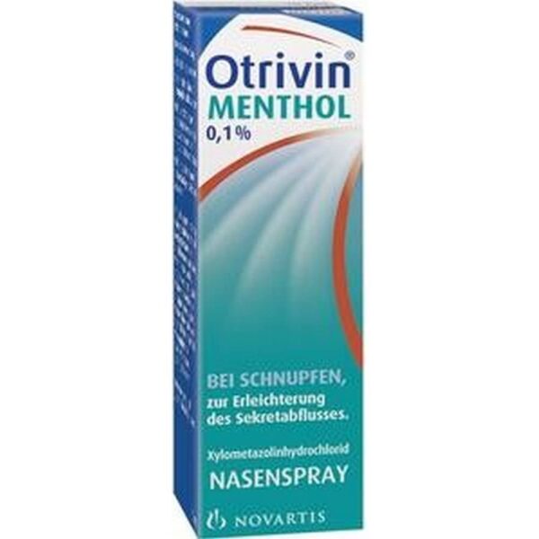 Otrivin Menthol 0.1% Nasenspray — 15 ml (Otrivin Menthol 0.1% nasal spray)