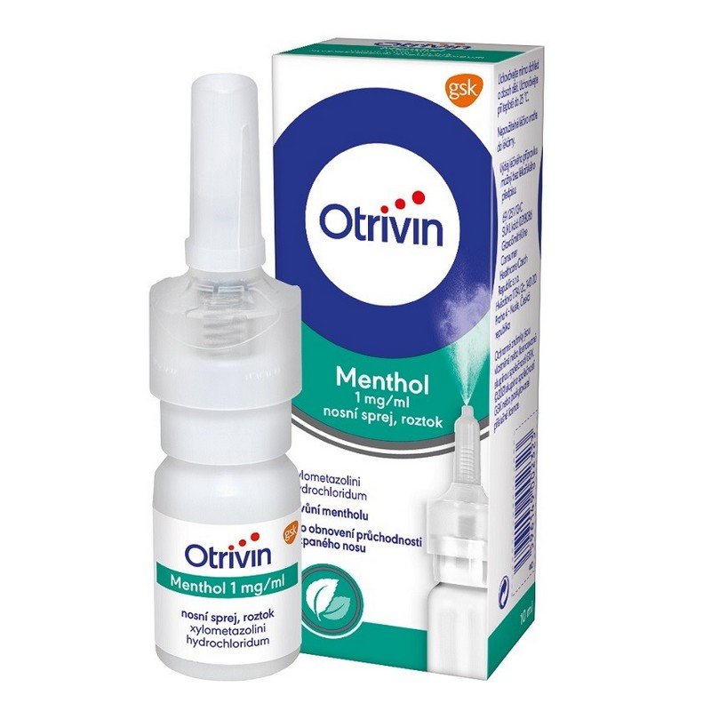 Otrivin Menthol 1 mg/ml nasal spray 10 ml