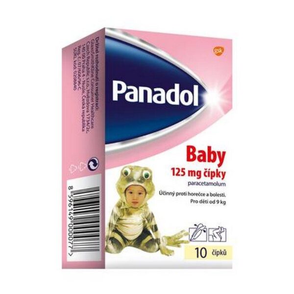 Panadol Baby Suppositories 125 mg 10 pcs
