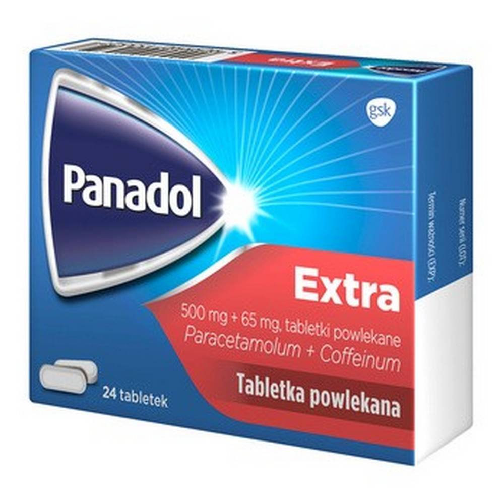 Panadol Extra 500 mg + 65 mg Coated Tablets 24 pcs