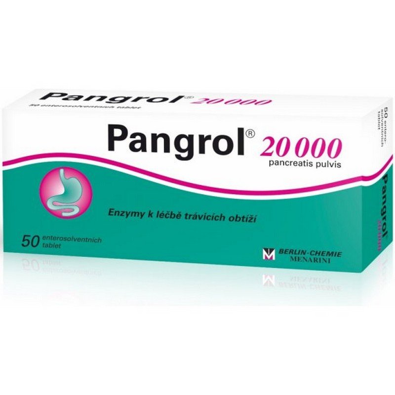 Pangrol 20000 enteric-coated tablets 50 pcs