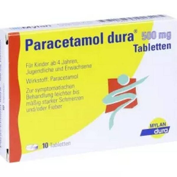 Paracetamol Dura 500 mg Tablets 10 pcs