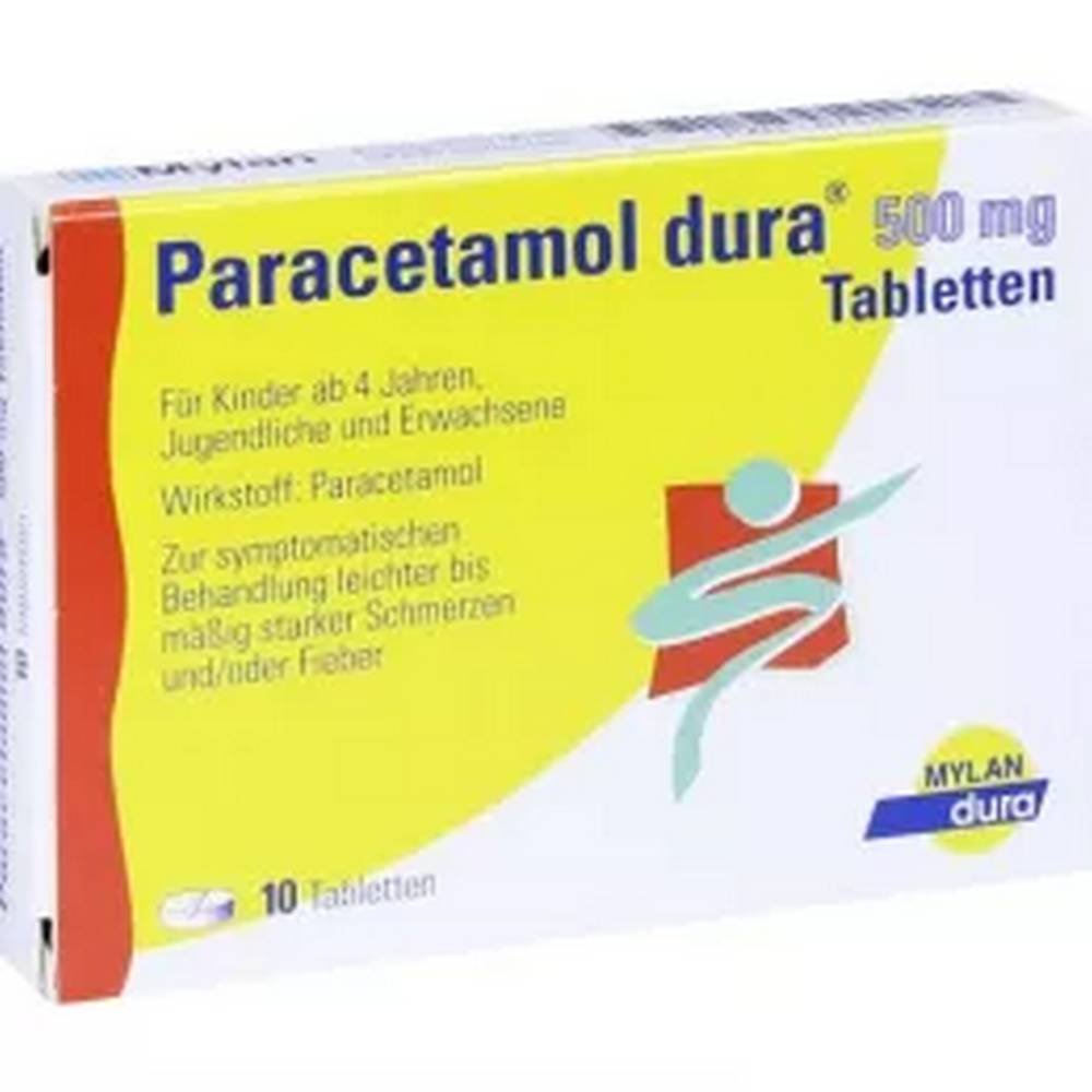 Paracetamol Dura 500 mg Tablets 10 pcs