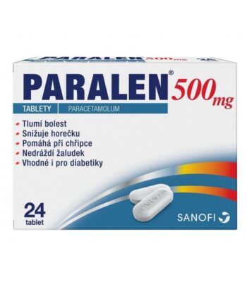 Paralen 500 mg tablets 24 pcs