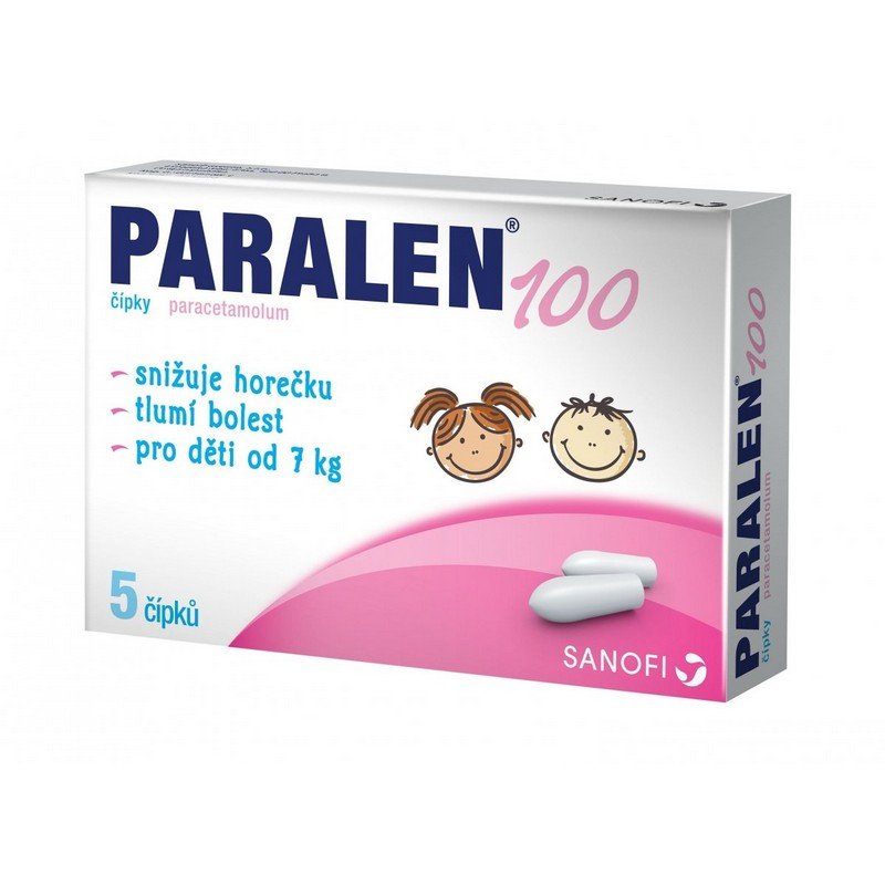 Paralena 100 mg suppositories 5 pcs