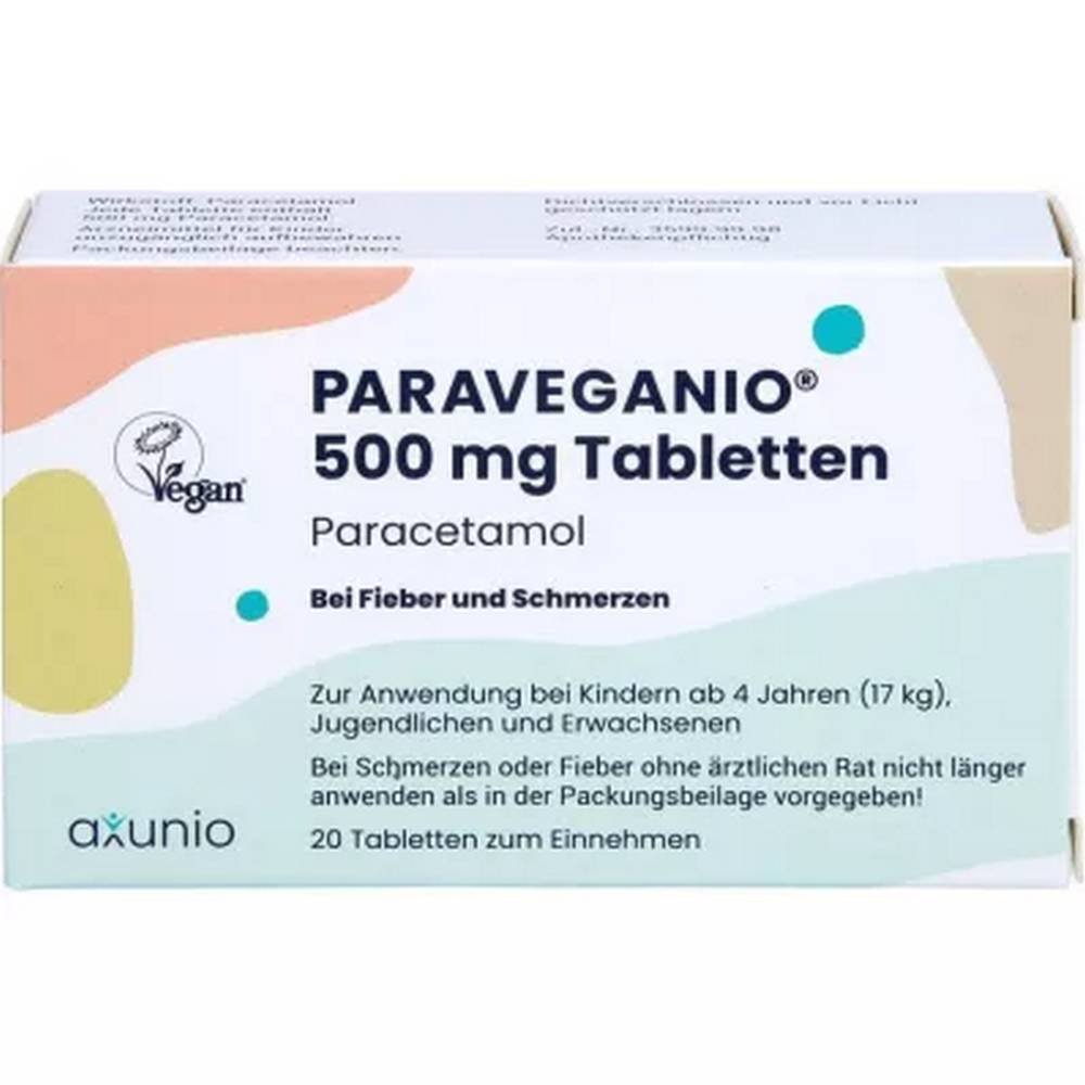 Paraveganio 500 mg Tablets 20 pcs