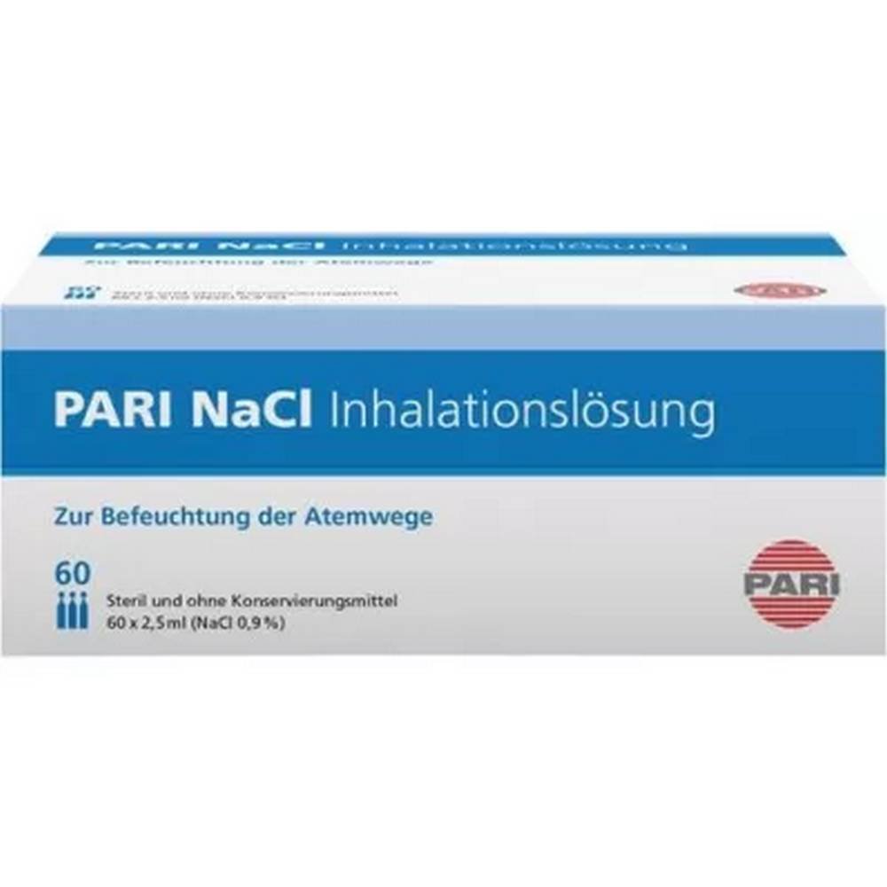 PARI NaCl Inhalation Solution 60 × 2.5 ml ampoules (Pari GmbH)