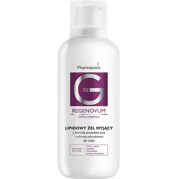 Pharmaceris G REGENOVUM Lipid cleansing gel with antibacterial formula and microbiome protection 400 ml