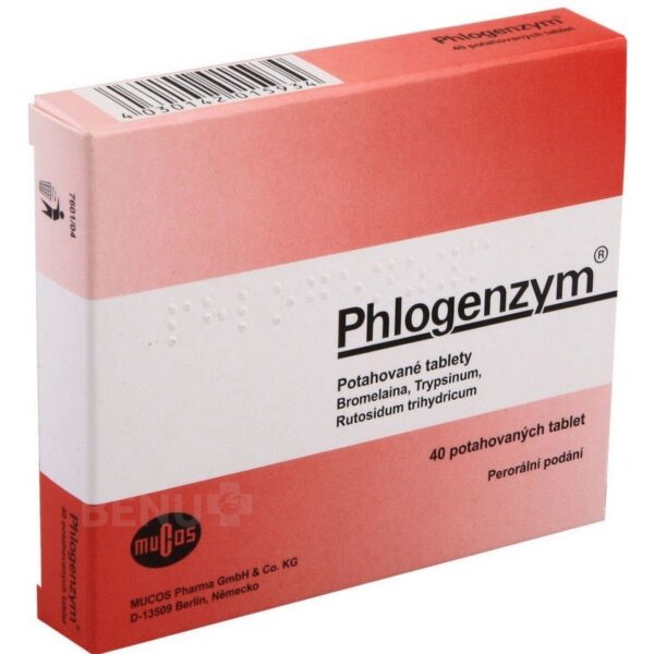 Phlogenzym 90 mg / 48 mg / 100 mg tablets 40 pcs