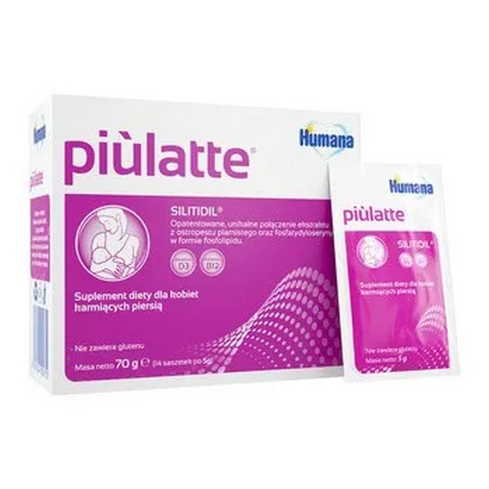 Piulatte Powder Sachets 5 g 14 Pieces