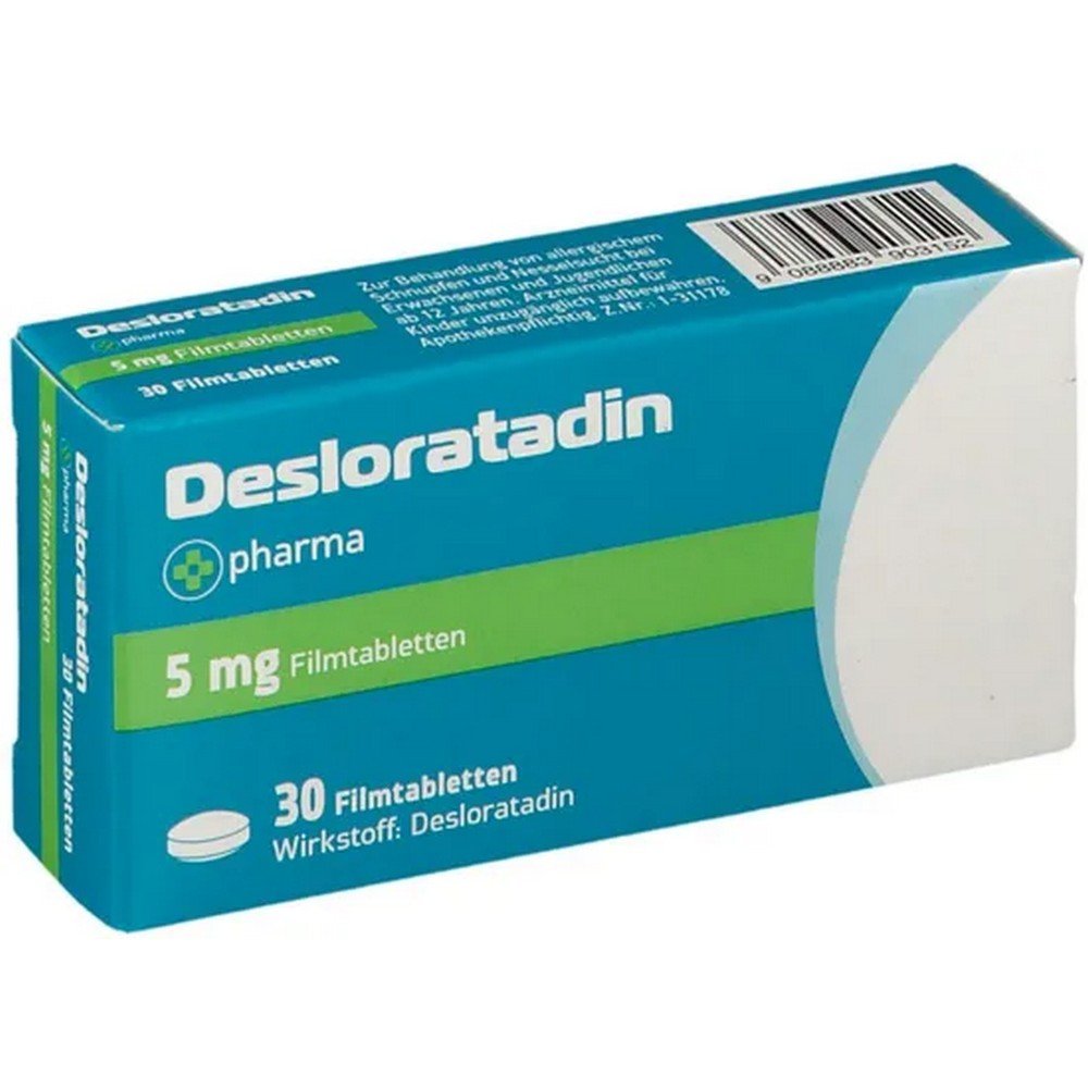 Pluspharma Desloratadin 5mg Filmtabletten 30 Stück