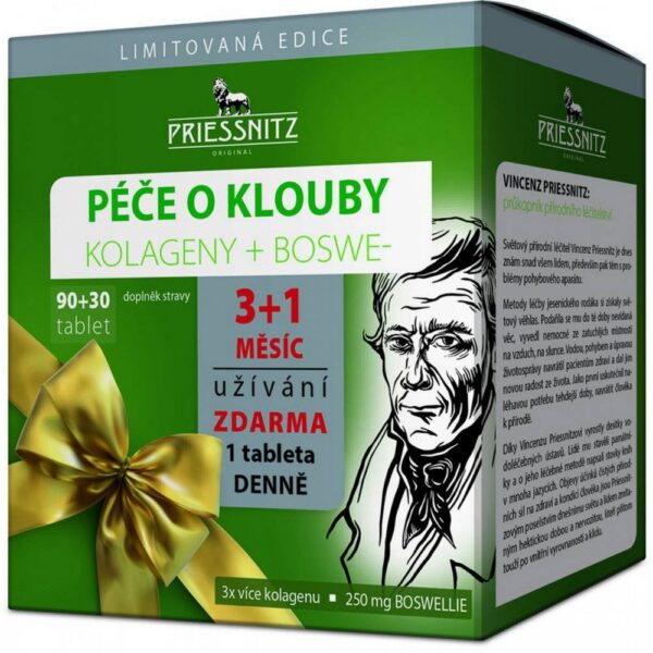 Priessnitz Collagen + Boswellia Joint Care Tablets 90+30