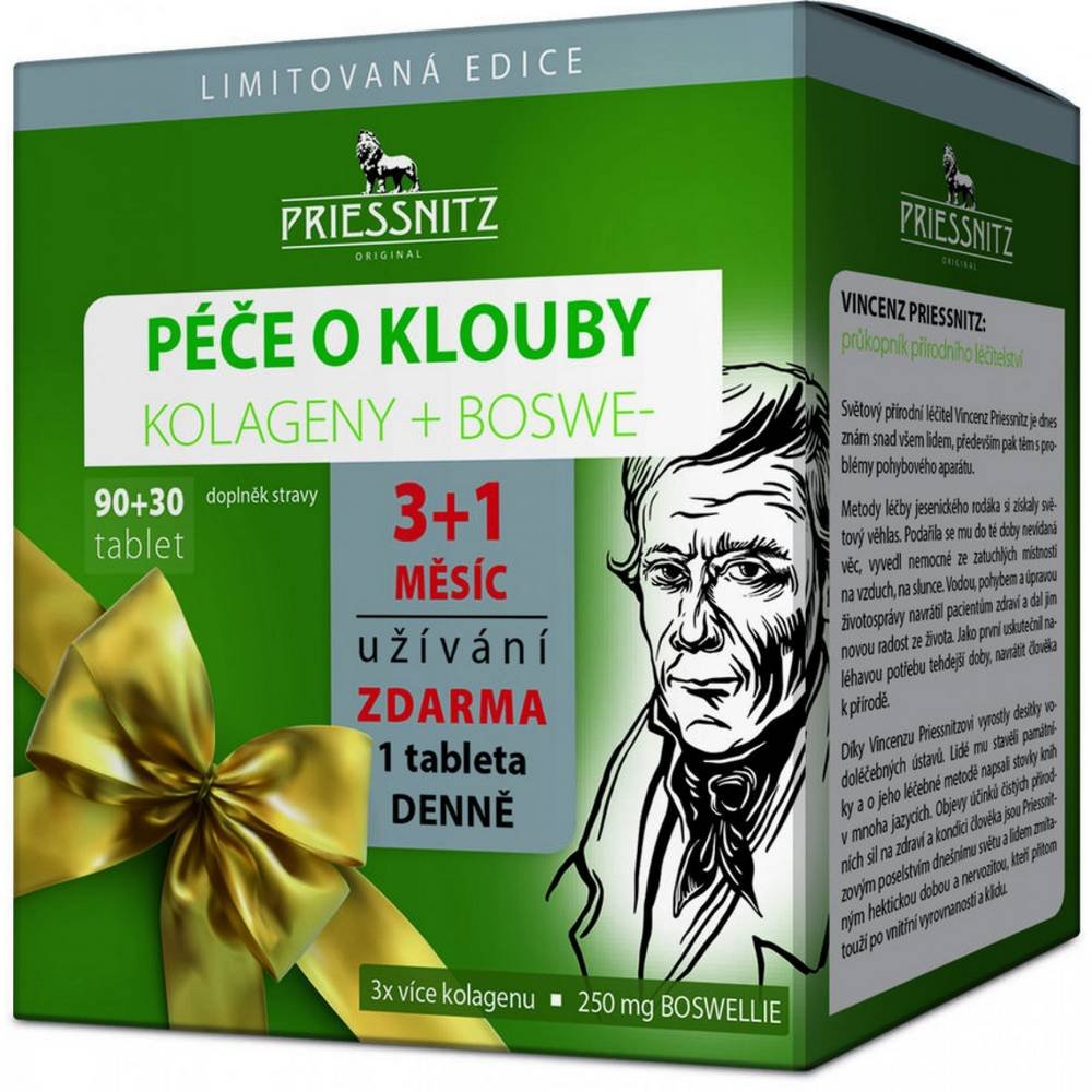 Priessnitz Collagen + Boswellia Joint Care Tablets 90+30