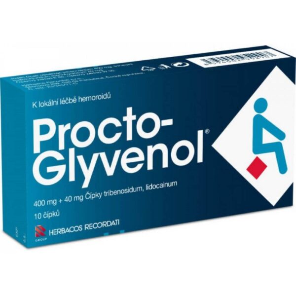Procto-Glyvenol 400 mg / 40 mg Suppositories 10 pcs