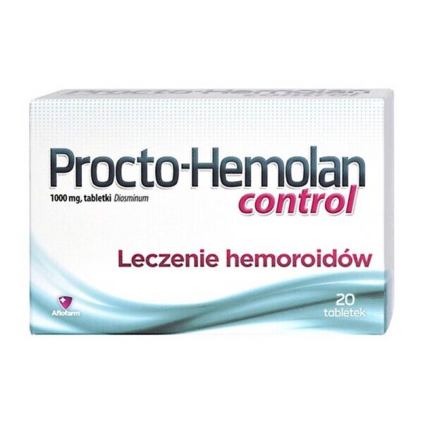 Procto-Hemolan Control 1000 mg Tablets 20 pcs