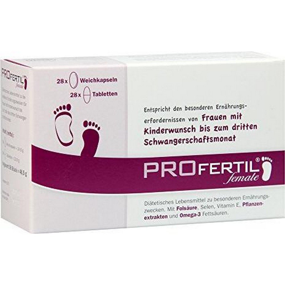 PROfertil Female Tablets + Capsules Combination Pack 56 pcs (28 tablets + 28 capsules)