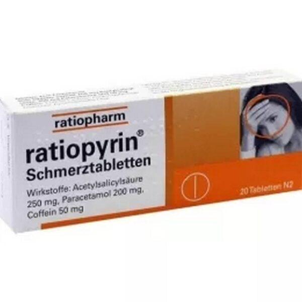 Ratiopyrin Tablets 20 pcs