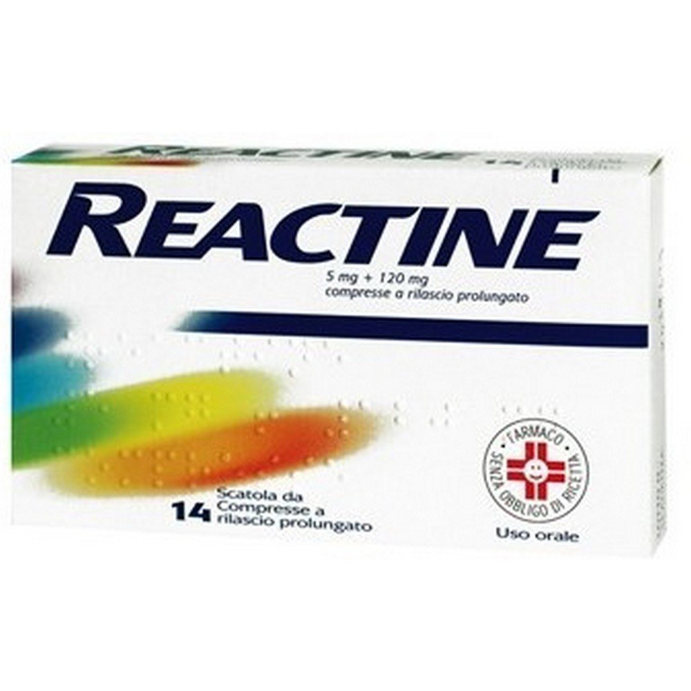Reactine 5 mg + 120 mg Tablets 6 pcs