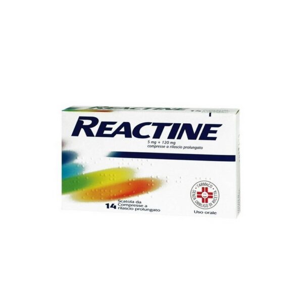 Reactine Antistaminico 5mg + 120mg Retardtabletten 14 Stück