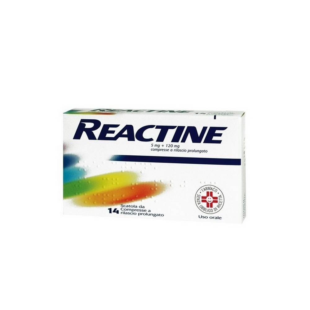 Reactine Antistaminico 5mg + 120mg Retardtabletten 14 Stück