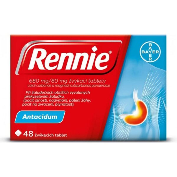 Rennie 680mg/80mg Kautabletten 48 Stück