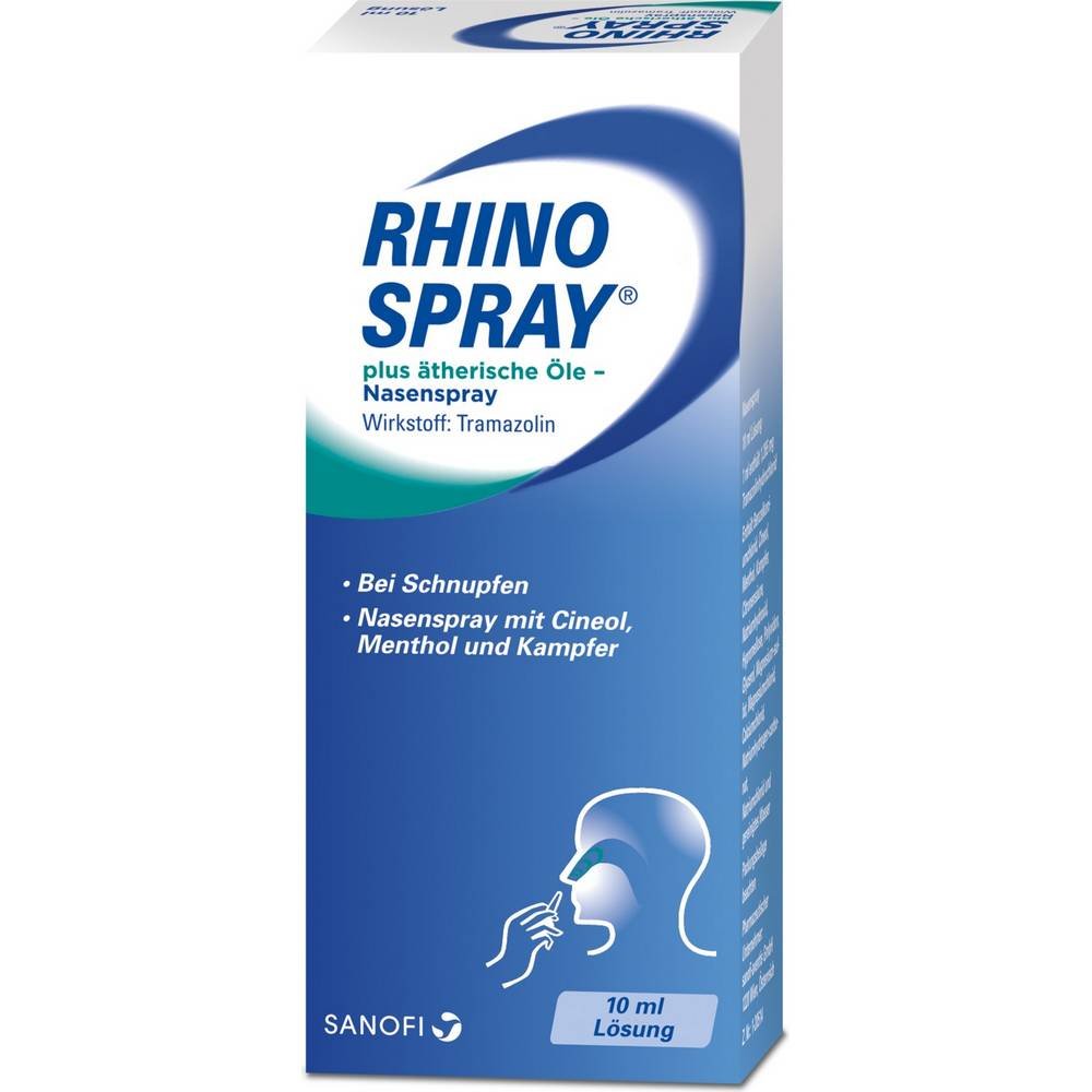Rhinospray Plus ätherische Öle Nasenspray 10 ml – (Rhinospray Plus essential oils nasal spray)
