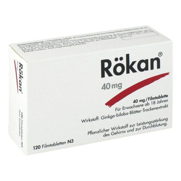 Rökan 40 mg Film-Coated Tablets 120 pcs