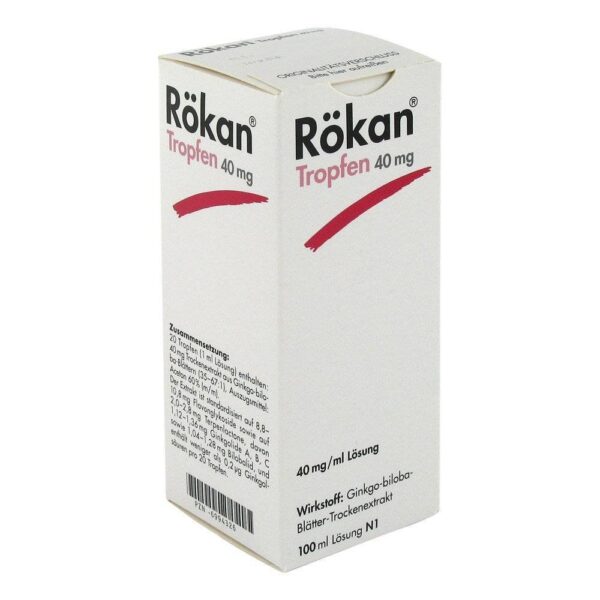 Rökan Drops 40 mg 100 ml