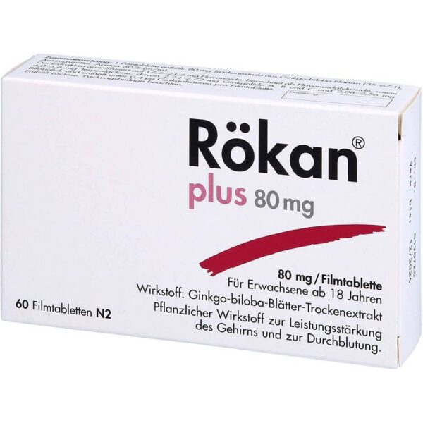 Rökan Plus 80 mg Film-Coated Tablets 60 pcs