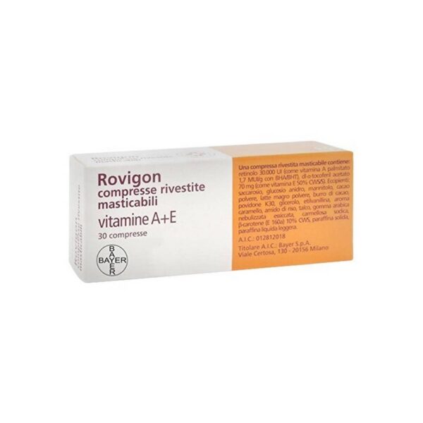 Rovigon Vitamin A und E Kautabletten 30 Stück