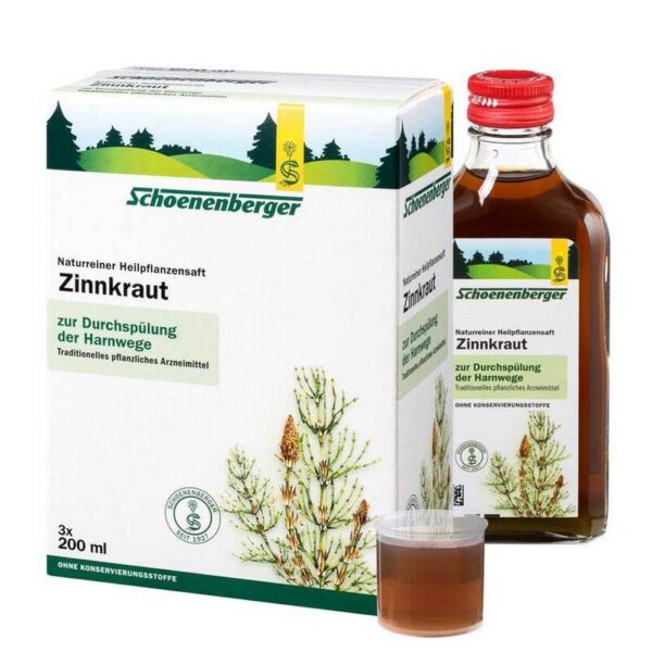 Salus Schoenenberger Ackerschachtelhalm Heilpflanzensaft 600ml (3×200ml)