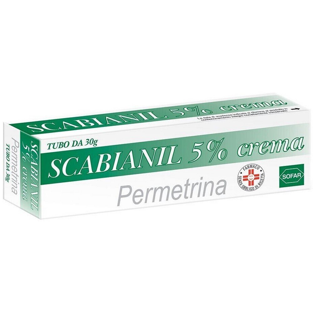 Scabianil Cream 5% Permethrin for Scabies 30g