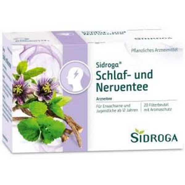 Sidroga Sleep and Nerve Tea Filter Bags 20 × 2 g