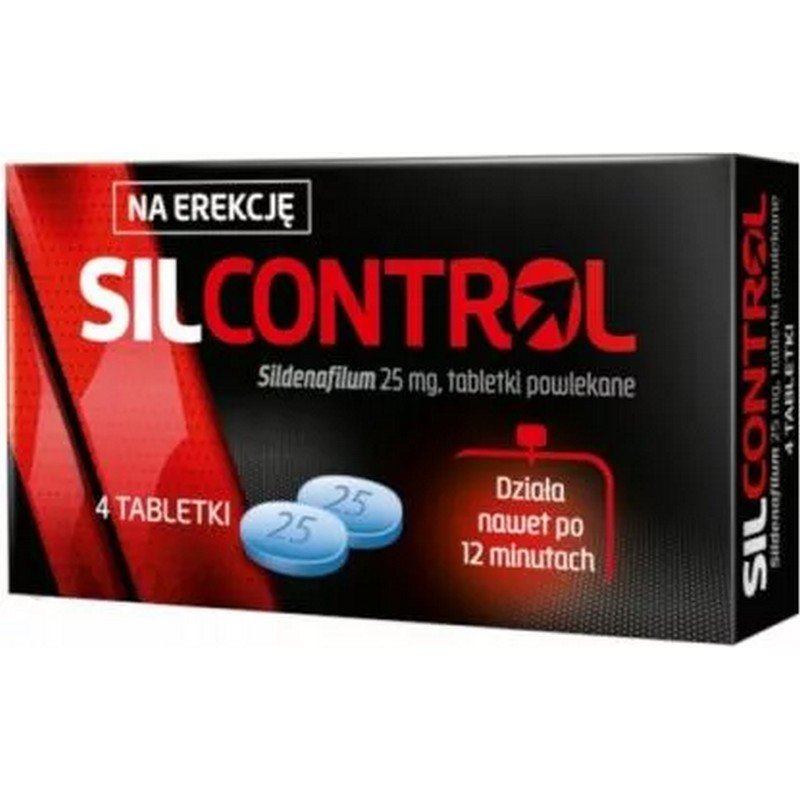Silcontrol 25 mg tablets 4 pcs