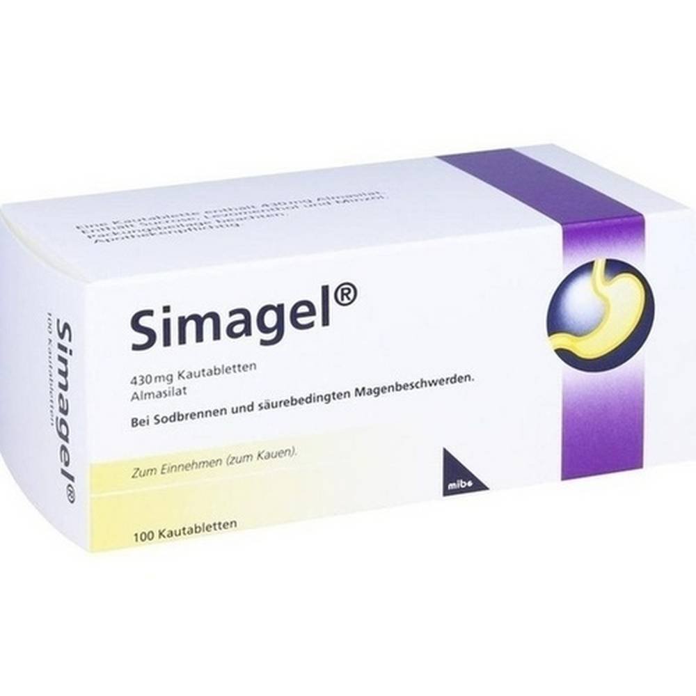 Simagel Chewable Tablets 100 pcs