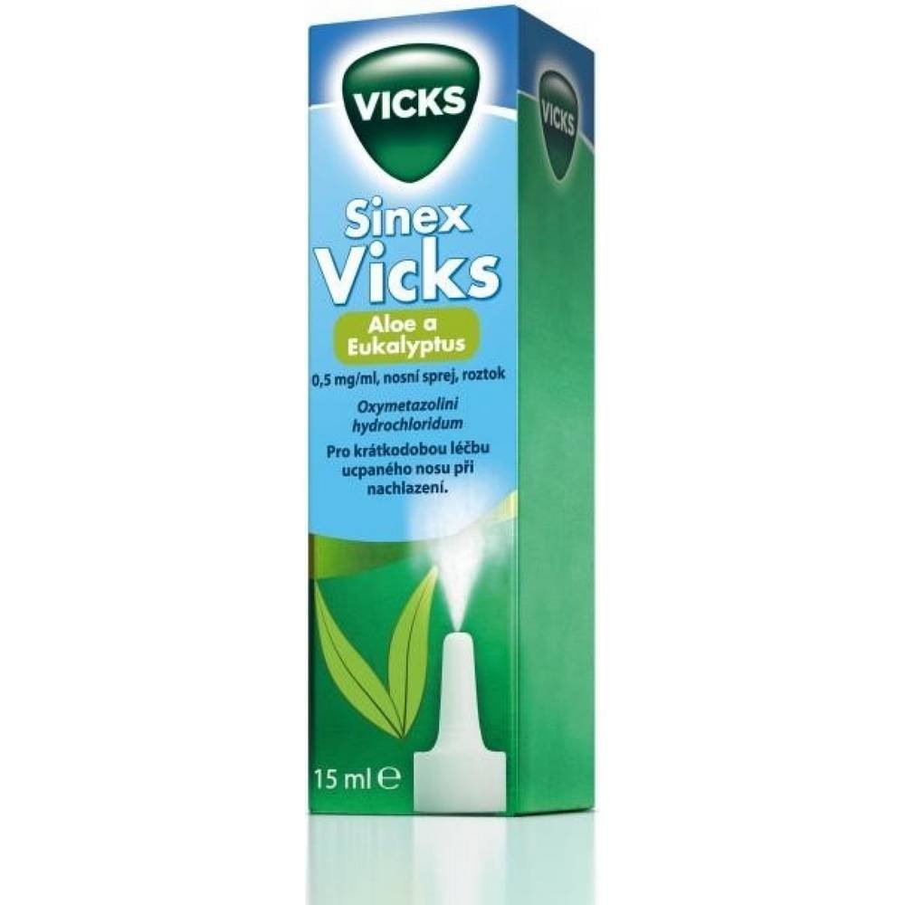 Sinex Vicks Aloe & Eukalyptus 0,5mg/ml Nasenspray 15ml
